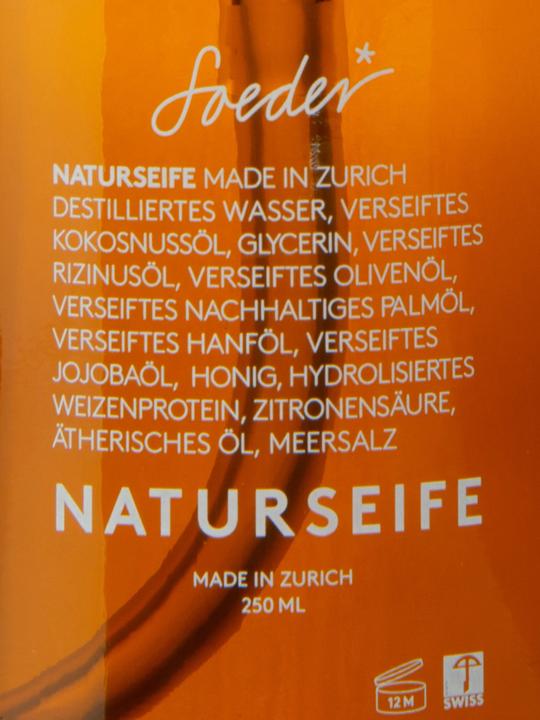 Produktbild Soeder* Naturseife Black Pine (Flüssigseife, 250 ml)