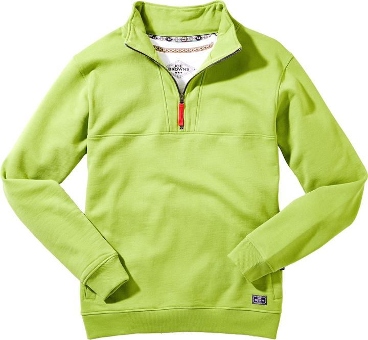 Actual product image Joe Browns Aztec Trim 1/4 Zip Sweatshirt (XL)
