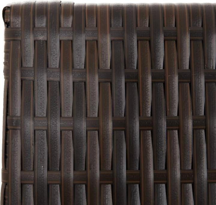 Immagine prodotto VidaXL Paravento 3 pezzi in poly rattan marrone,Colore: Marrone,Materiale: Poly