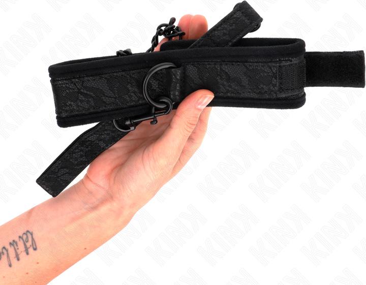Actual product image Pipedream KINK - BASIC MODEL COLLAR WITH LEASH 77 CM MODEL 5 ADJUSTABLE 34-54 CM X 5 CM