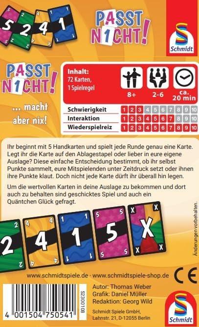 Image du produit Schmidt Spiele Ne correspond pas ! (Allemand, Français, Anglais)