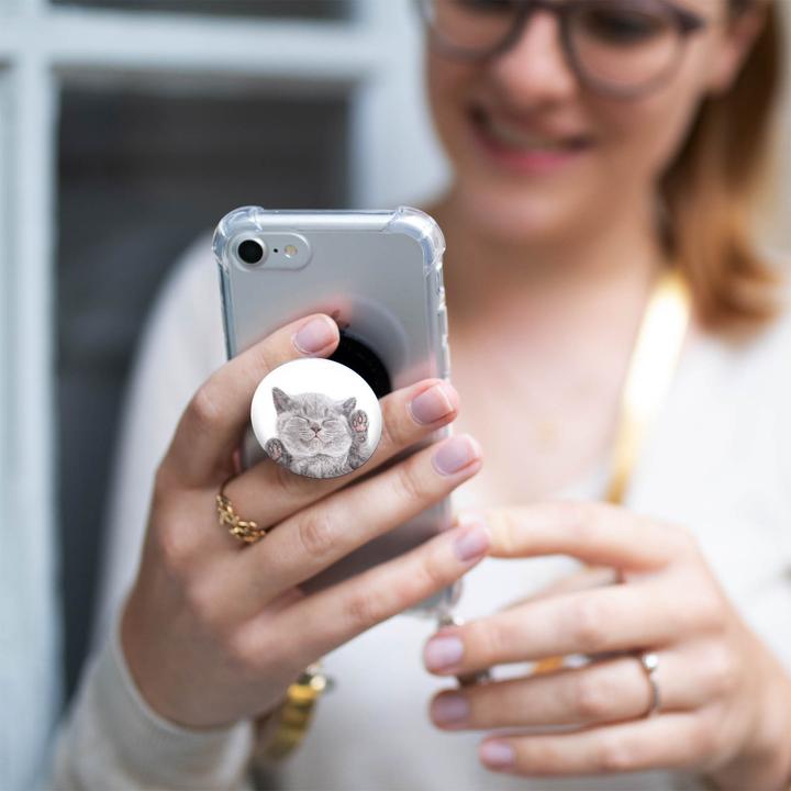 Actual product image PopSockets cat nap
