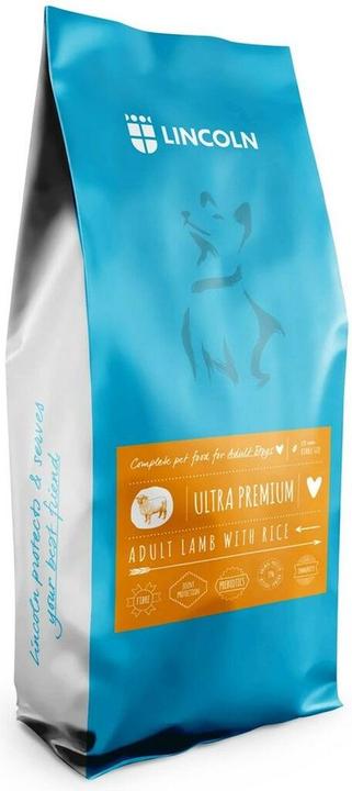 Actual product image Lincoln Ultra premium Medium and large Lamb with rice - dry dog food - 12kg (12000 g)