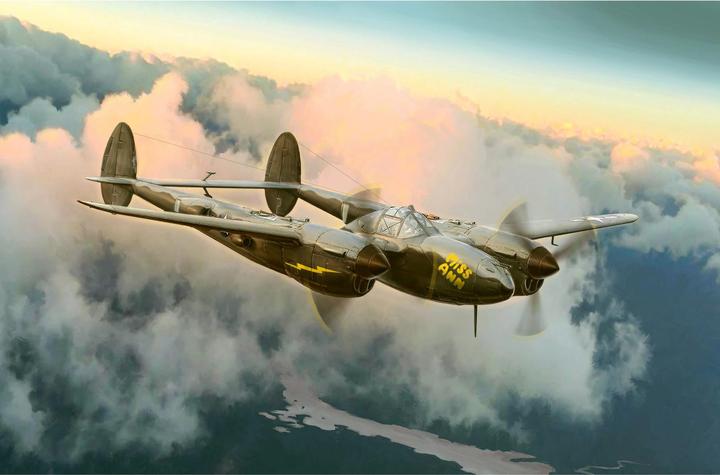 Actual product image Italeri 1:72 US P-38J Lightning