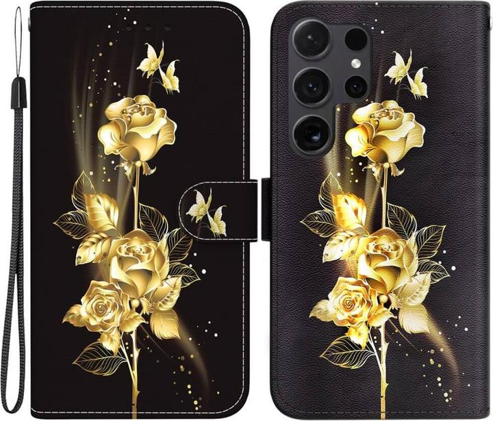 Actual product image Cover-Discount Galaxy S25 Ultra - Tasche Hülle mit Blüten Motiv (Samsung Galaxy S25 Ultra)