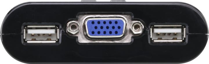 Actual product image Aten CS22U, 2-Port KVM Switch, USB, VGA