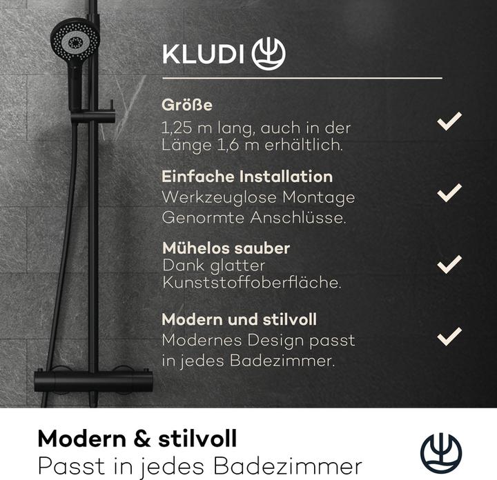 Actual product image Kludi X3 Shower hose (125 cm)