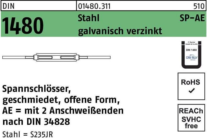 Produktbild Spannschloss