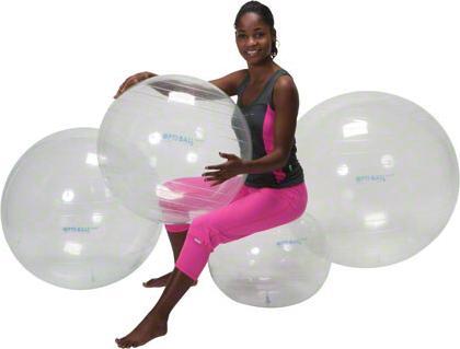 Actual product image Sport 2000 GYMNIC exercise ball 75 cm transparent Size: 75 (75 cm)