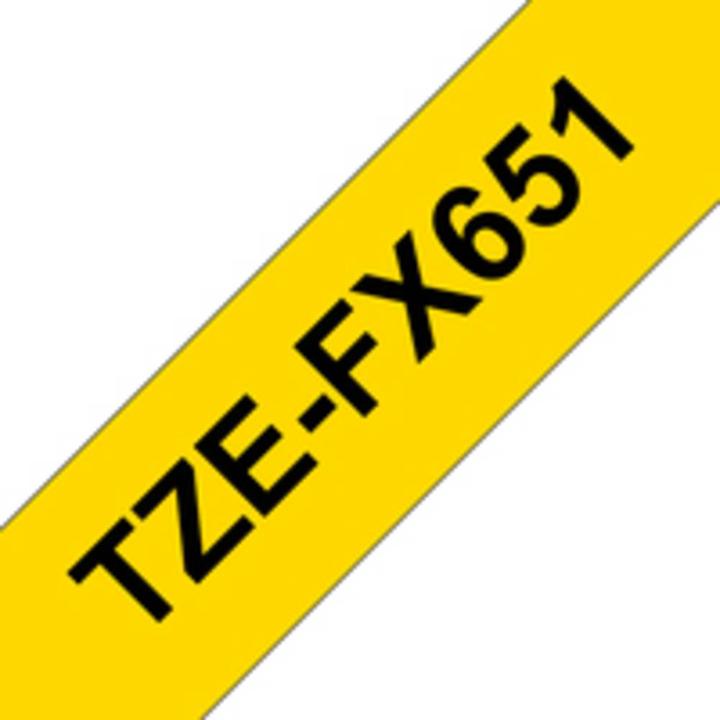 Brother Tze-Fx651 (2.40 cm, Gelb)