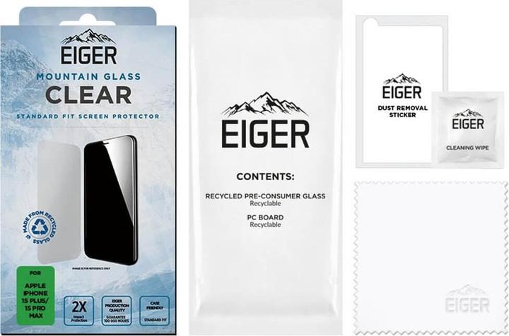 Produktbild Eiger Mountain Glass (1 Stück, Apple iPhone 15 Pro Max, Apple iPhone 15 Plus)