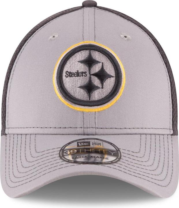 Actual product image New Era 39Thirty Stretch Mesh Cap - Pittsburgh Steelers (S/M)