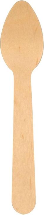 Produktbild Abena Gastro-Line teske, 11cm - brun, birketrae, komposterbar - pakke a 100stk (100 x)