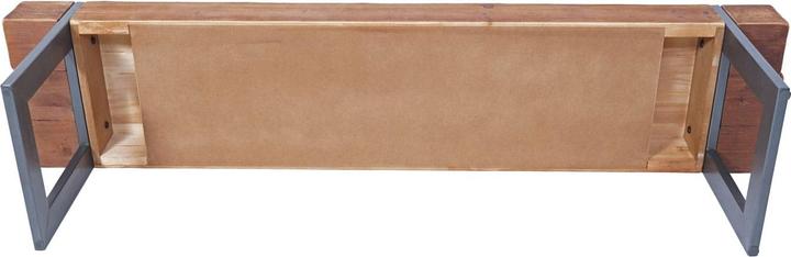 Produktbild Swisshandel24 Sitzbank, Esszimmerbank Bank, Tanne Holz rustikal massiv - braun 160cm (160 cm)