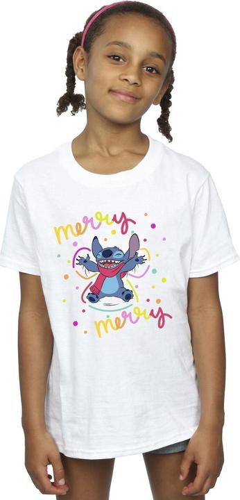Immagine prodotto Disney Lilo & Stitch Merry Rainbow Maglietta Ragazze (128)