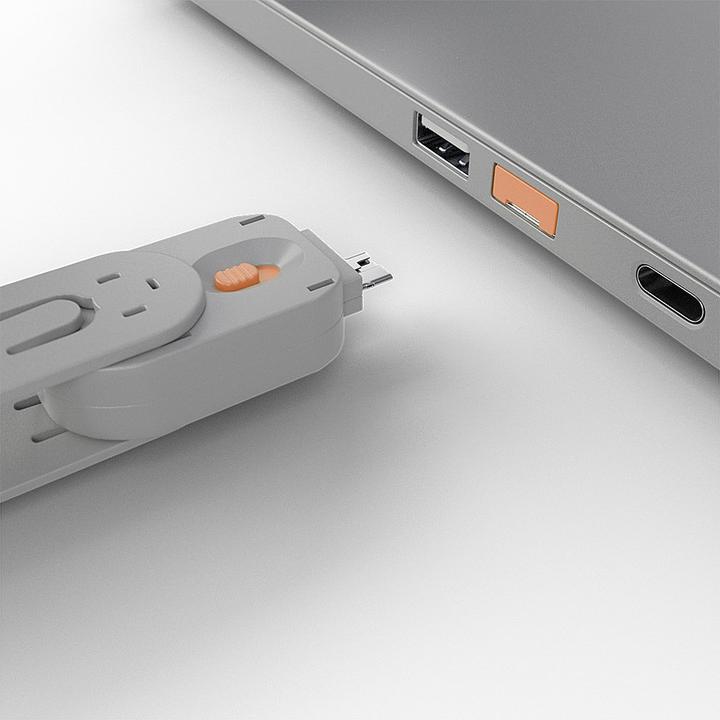 Actual product image Lindy Key for USB port lock