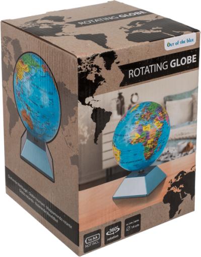 Actual product image Ootb Rotating globe, approx. 14 x 19 cm (14 cm)