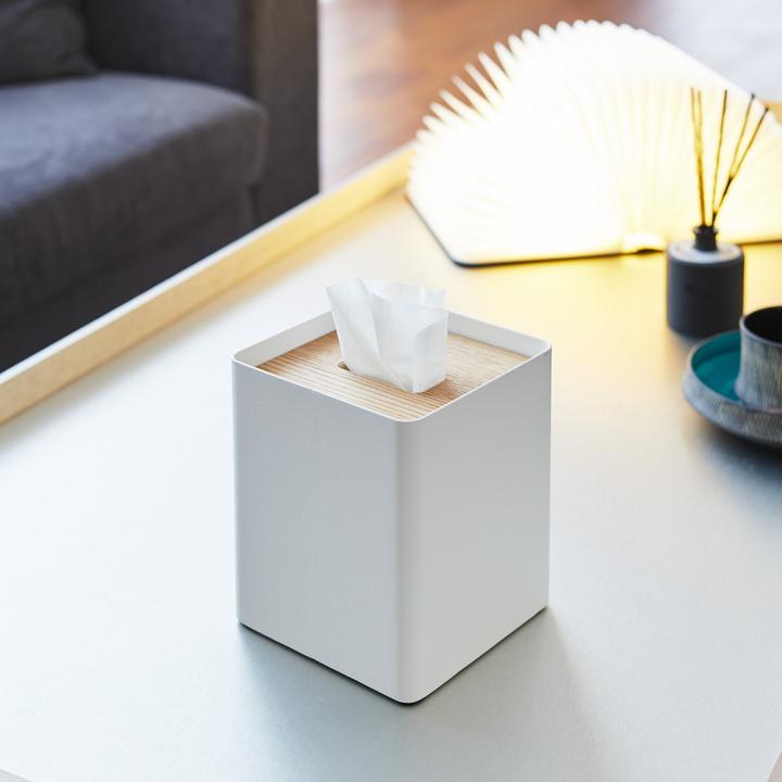 Actual product image Yamazaki Handkerchief box, square RIN