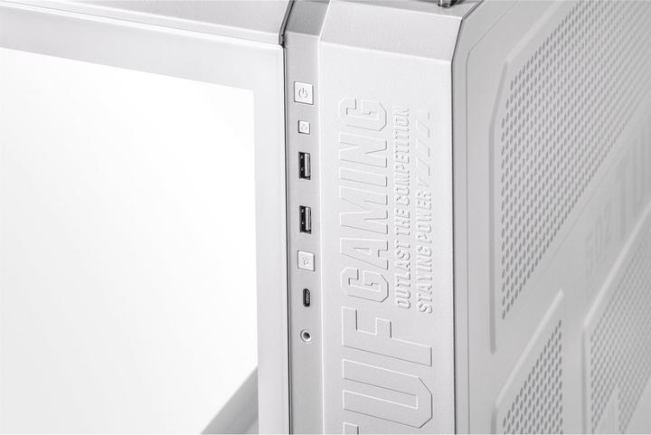 Actual product image ASUS Case TUF GT502 PLUS TG Gaming White (mATX, Mini-ITX, ATX)