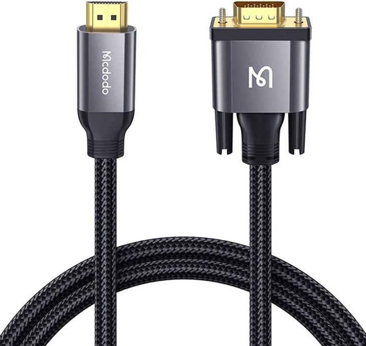 Produktbild Mcdodo Kabel HDMI - D-Sub (VGA) 2m szary (79827) (2 m, HDMI)