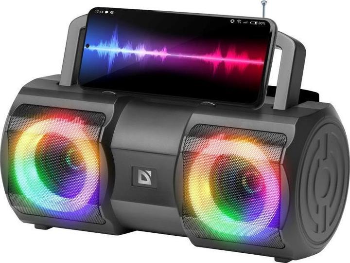 Immagine prodotto Defender Altoparlante Beatbox 20 Bluetooth 20w Luce/Bt/Mic/Fm/Usb/Tf (5 h, Batteria)