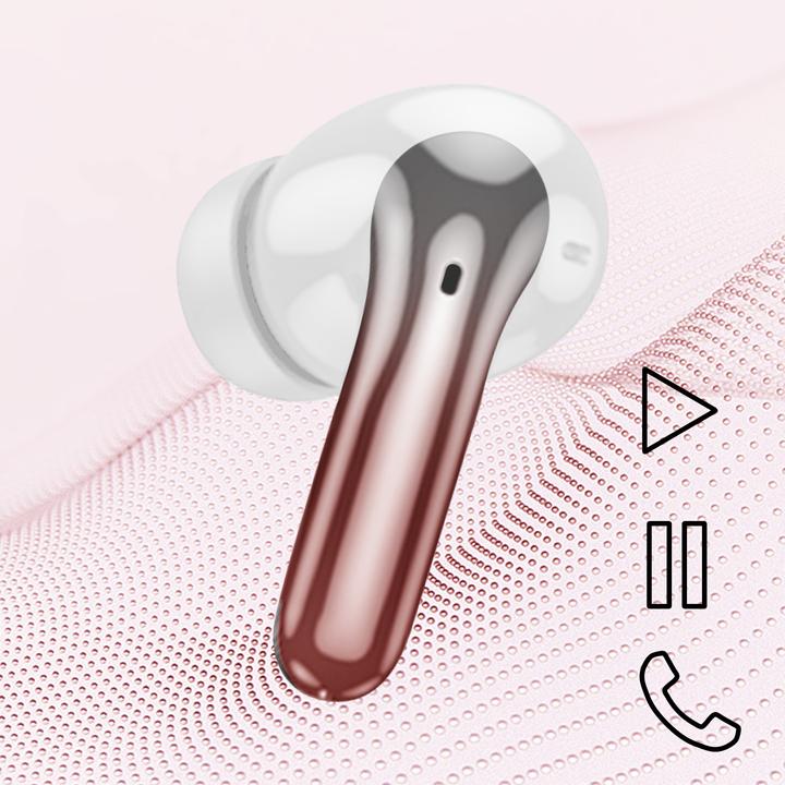 Actual product image Hoco Bluetooth headphones chrome effect (ANC, 7 h, Wireless)