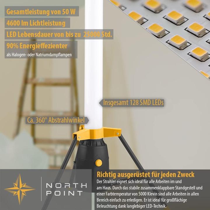 Actual product image Northpoint LED-Baustrahler (5000 lm)