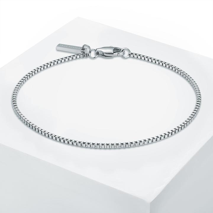 Produktbild True Rebels Herren Edelstahl Silber - 34254 (19 cm, Edelstahl)