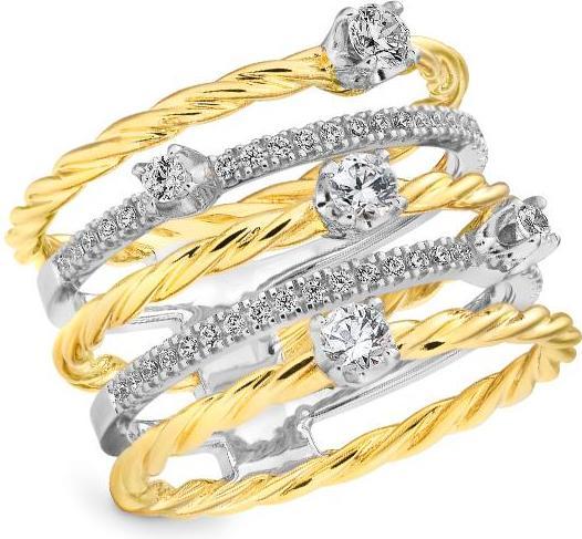 Produktbild Breuning RING - BRILL. 0,612 Ct. H/si (56, 585/14 K Gold)