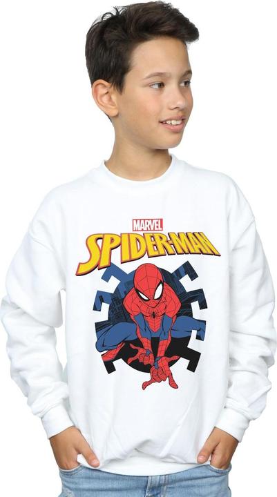 Immagine prodotto Spider-Man Web Shooting Emblem Logo Felpa Ragazzi (140, 146)