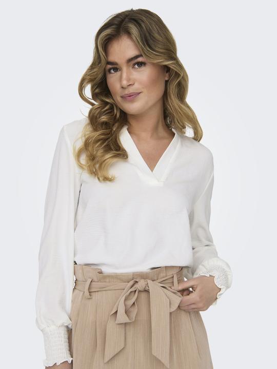 Image du produit Only Coupe normale Col rond Manches smockées Manches volumineuses Top Top (XS)
