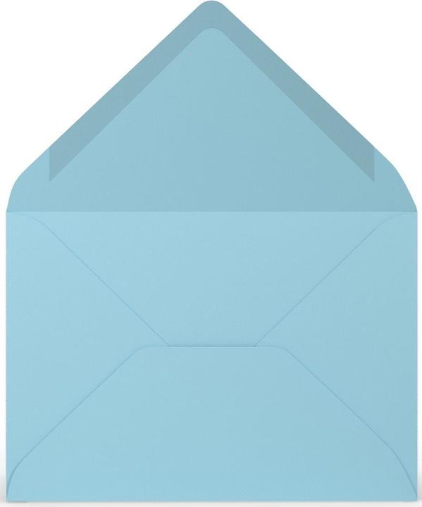 Image du produit Magni 220705517 - Coloretti Enveloppes, 80 g/m², DIN C6, bleu ciel, 5 pièces (C6, 5 x)