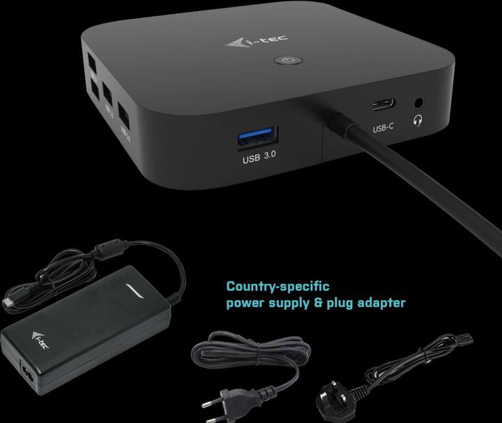 Produktbild i-tec C31HDMIDPDOCKPD100 (USB-C, 3 Ports)