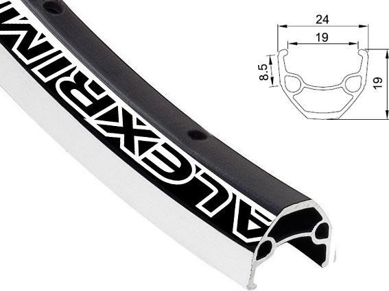 Actual product image Alexrims En24 Shoetree, sc black, 48 (27.56")