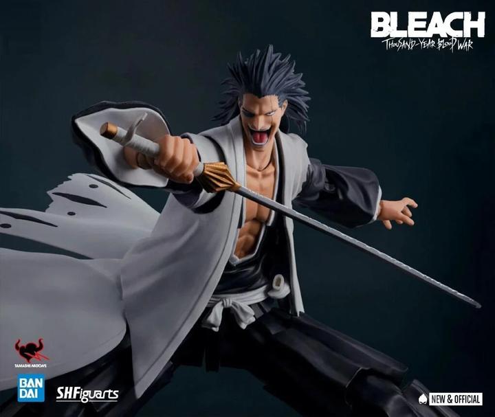 Actual product image Tamashii Nation Bleach: Thousand-Year Blood War S.H. Figuarts Action Figure Kenpachi Zaraki 17 cm