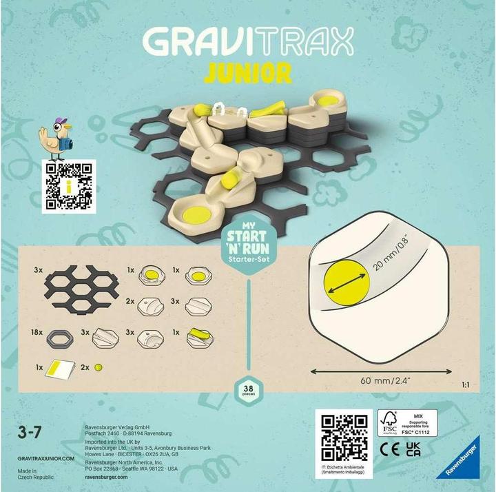 Image du produit Ravensburger GraviTrax Junior Starter-Set S Start and Run