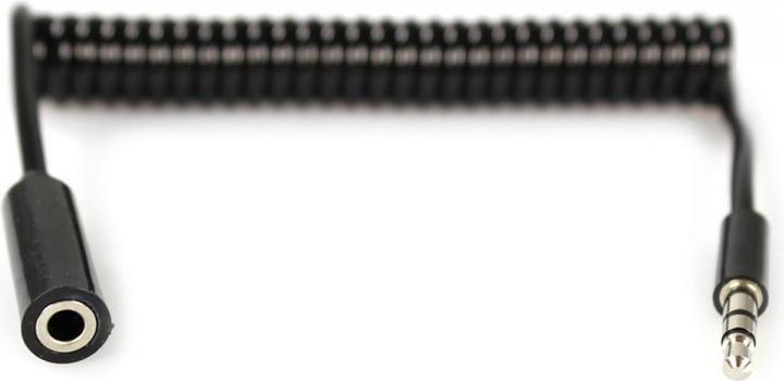 Produktbild PowerGuard Audio 3.5 mm Klinke AUX Spiral Kabel 0.5m (0.50 m, 3.5mm Klinke (AUX))