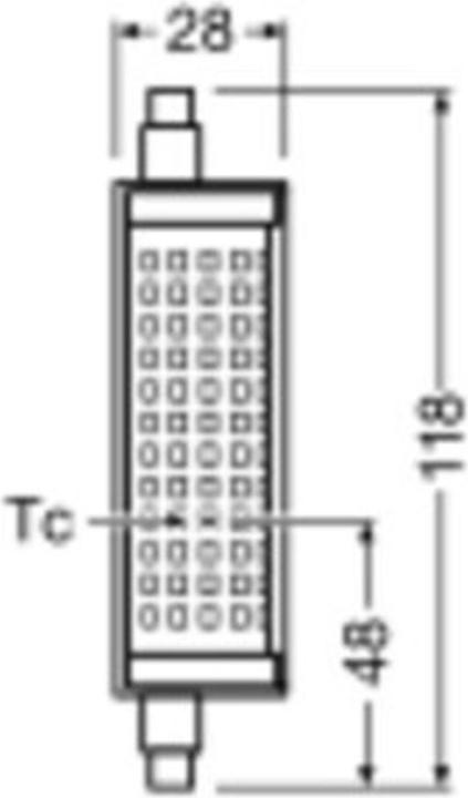 Actual product image Ledvance LED lamp (R7s, 18.20 W, 2452 lm, 1 x, E)