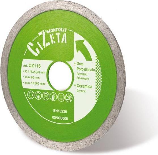 Monolith Diamant-Scheibe mit kontinuierlicher Krone, glatt, geeignet für Fliesen, Einkocher, Porzellansteinze