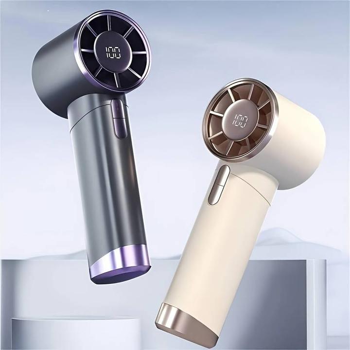 Image du produit PhoneLook Ventilateur portable puissant compact à 100 vitesses avec affichage LED