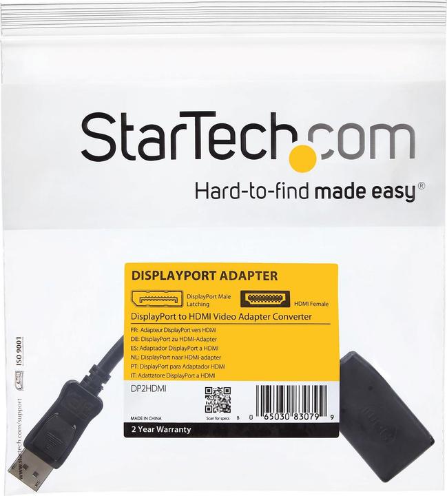 Actual product image StarTech Displayport Video Converter (HDMI, 24 cm)