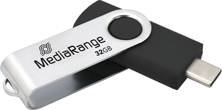 Produktbild MediaRange Swivel Stick (32 GB, USB 3.2)