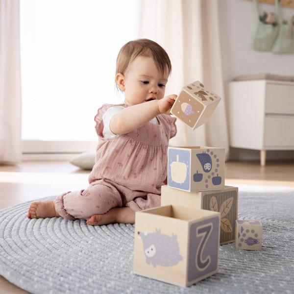 Actual product image Howa Stacking tower "little woods" made of wood