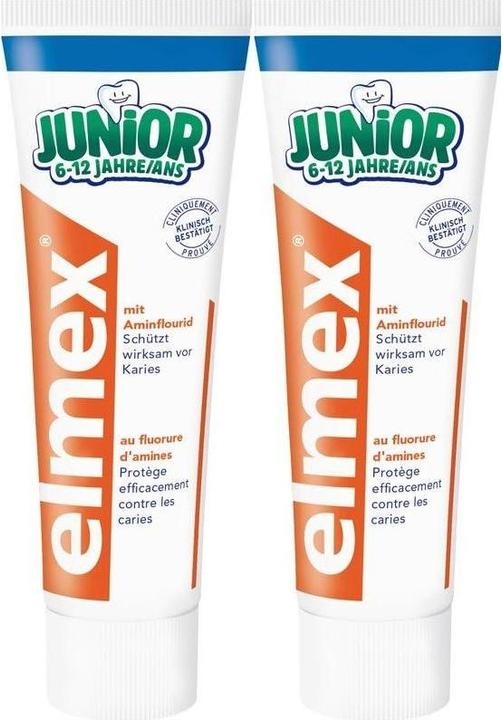 Image du produit Elmex Dentifrice Junior 6 - 12 ans (2x) (150 ml)
