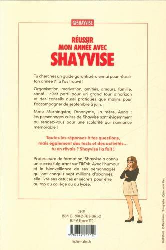 Valeurs nutritives et ingrédients Réussir mon année avec Shayvise (Français, Shayvise, 2024)