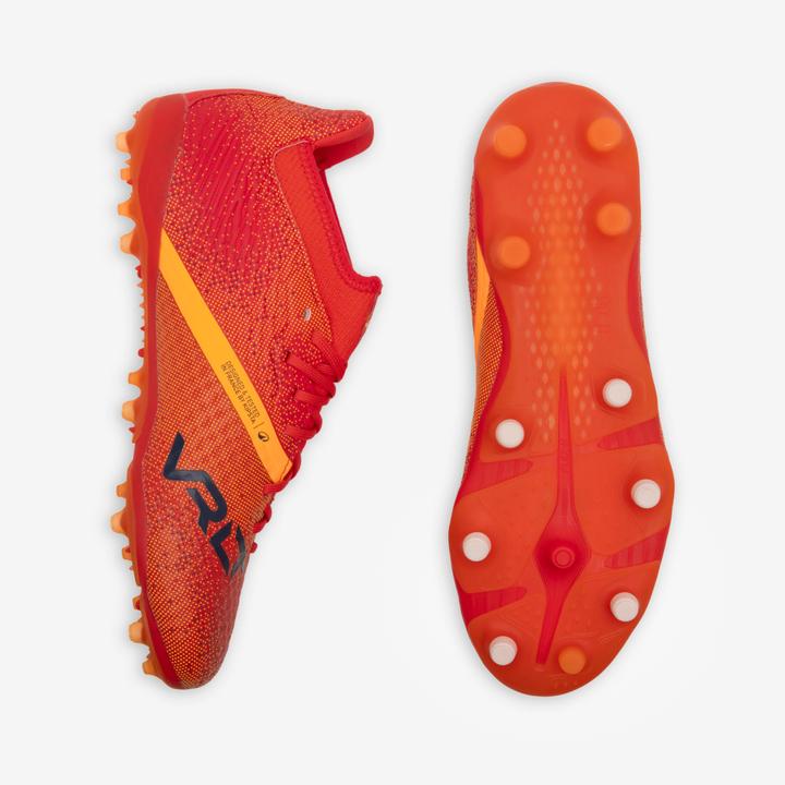 Immagine prodotto Kipsta Kids' Lace-Up Football Boots Viralto III FG - Red (39)