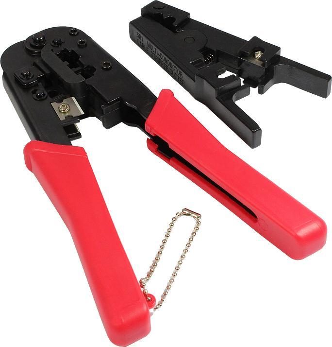Image du produit Good Connections Kit d'outils réseau universel 15,20cm (6") 1, incl. 20x RJ45 plugs/kink protectors, ® (Instrument)