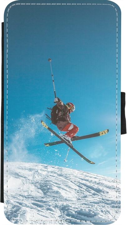 Produktbild PhoneLook Hülle Wallet schwarz Winter 22 Ski Jump (Apple iPhone X, Apple iPhone XS)