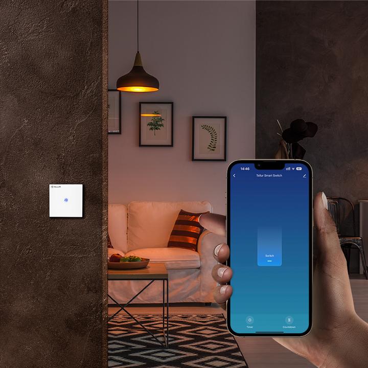 Produktbild Tellur Smart WiFi switch, SS1N 1 port 1800W 10A