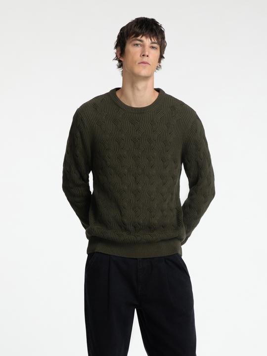 Produktbild Selected Homme Zopfstrick Pullover mit Rundhalsausschnitt (XL)